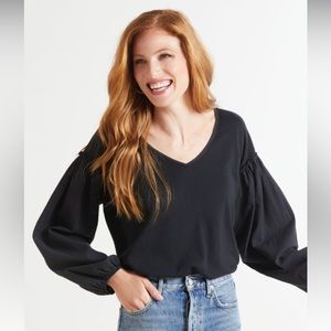 Red Haute X Evereve Poplin Mix Sweatshirt